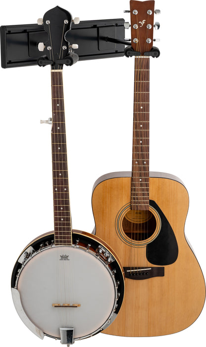 HERCULES GSP402SB SUPPORT MURAL 2 GUITARES