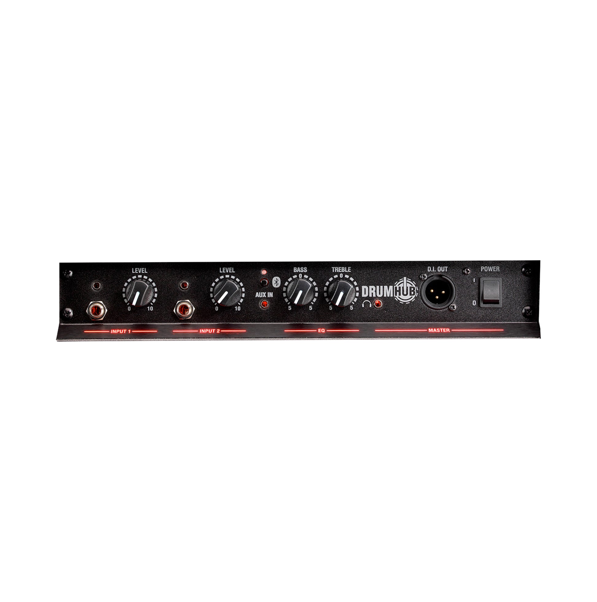 Ampli pour batterie électronique et multipads 80W, HP 10" Custom coaxial + tweeter 3", conception bass reflex, 2 canaux, noir