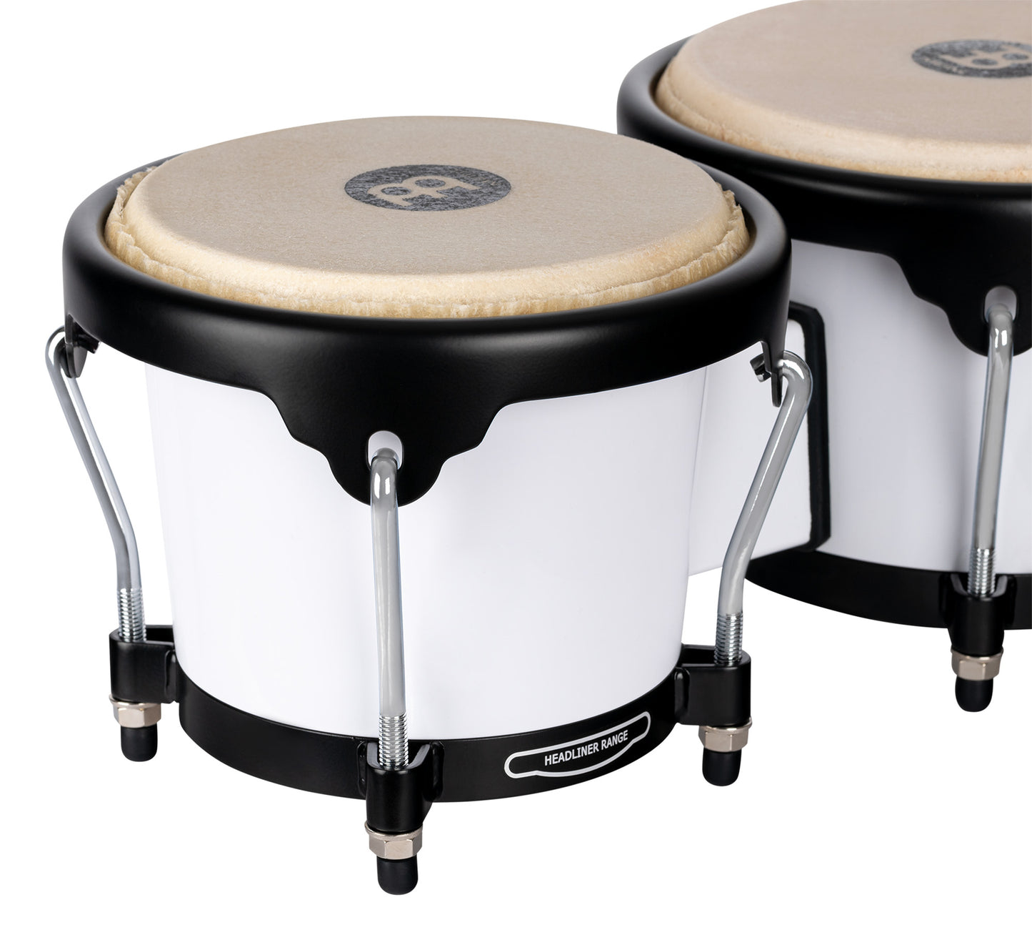 Bongos Meinl série Journey peaux buffle 6.5/7.5" ABS blanc