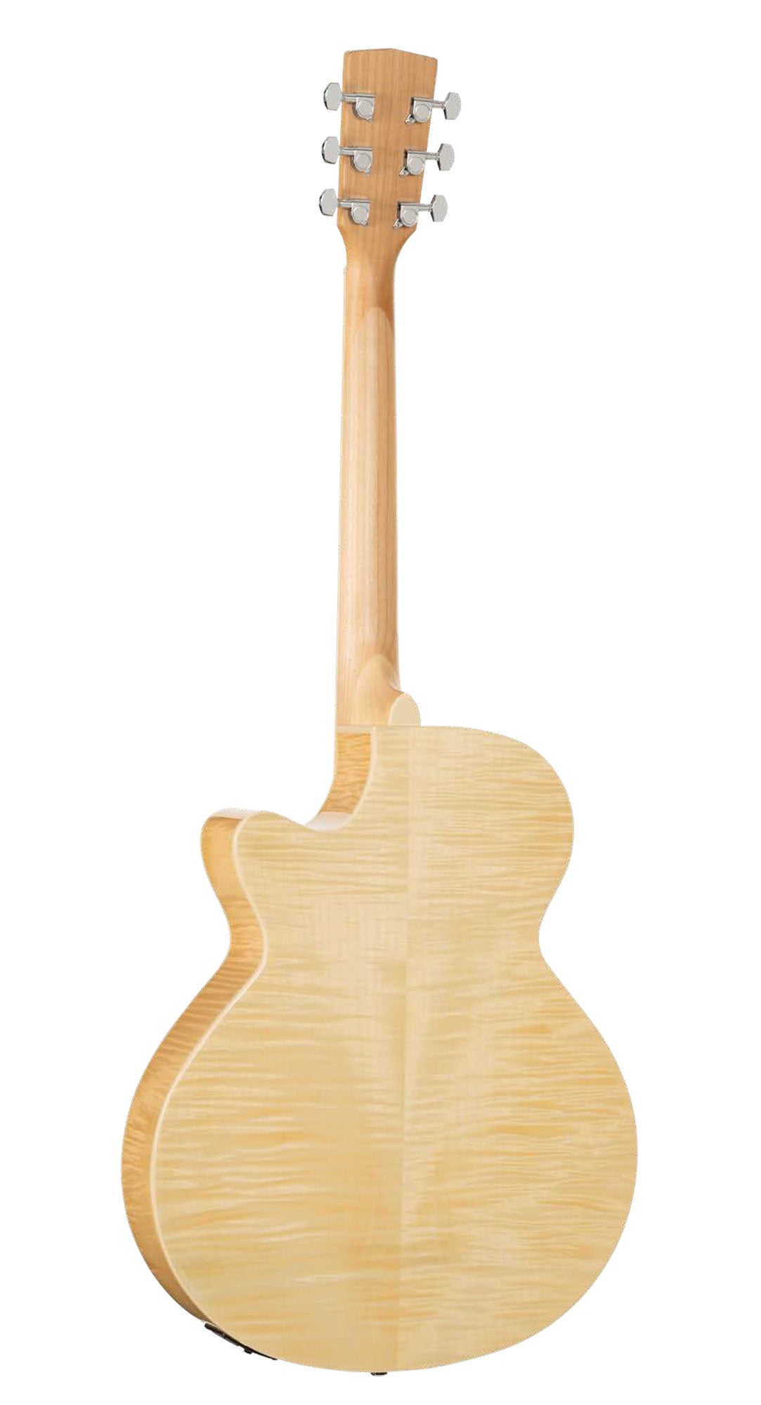 SFX-FM, table érable flammé, fond & éclisses érable flammé, touche laurier, EQ Cort CE304T, naturel brillant