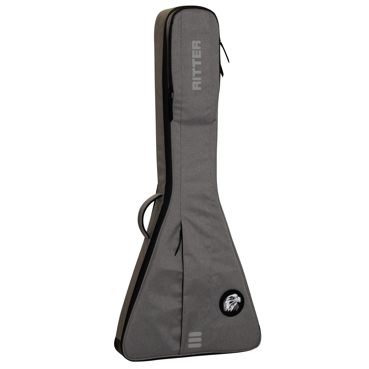 Housse CAROUGE 3 pour guitare électrique type Flying V, gris