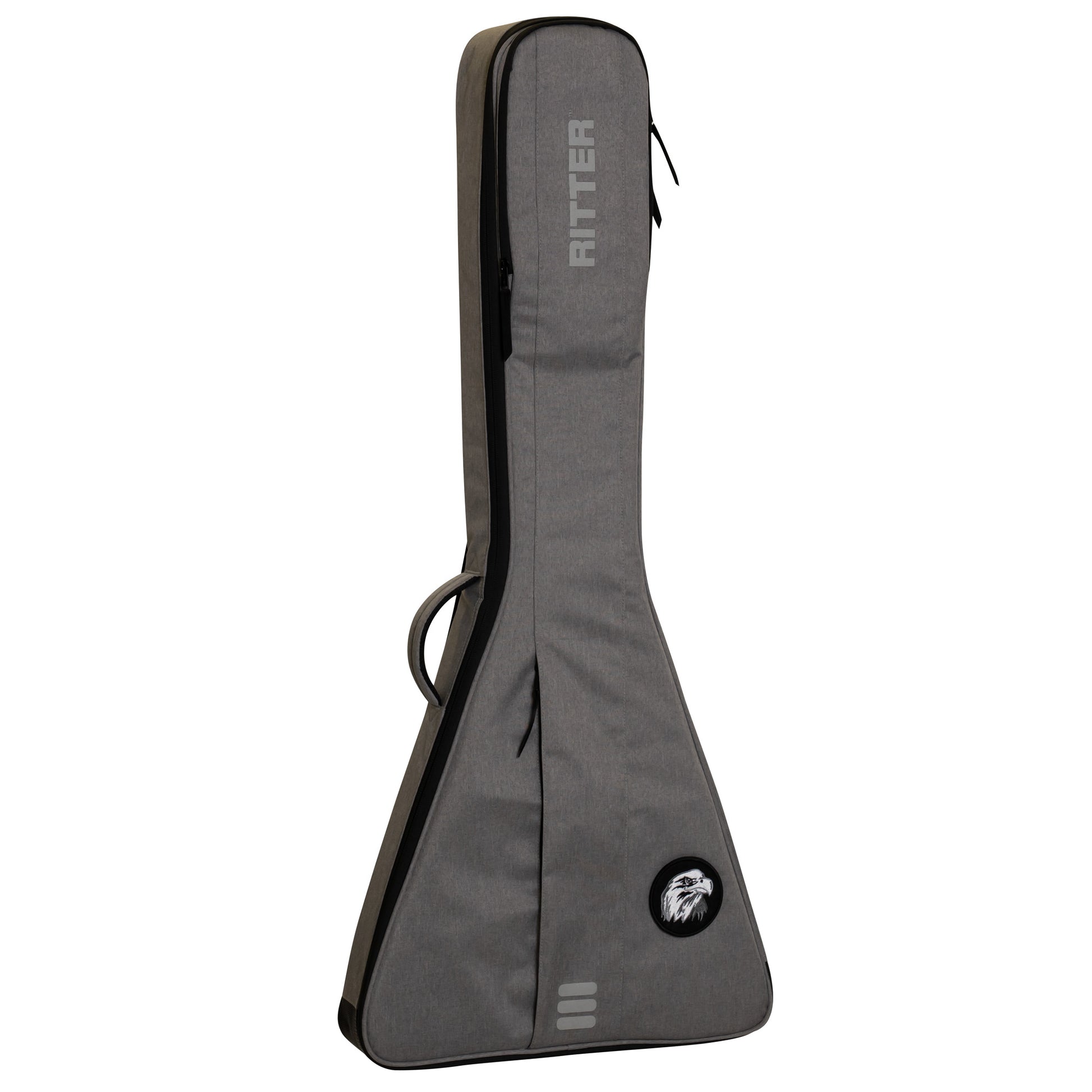 Housse CAROUGE 3 pour guitare électrique type Flying V, gris