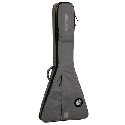 Housse CAROUGE 3 pour guitare électrique type Flying V, gris