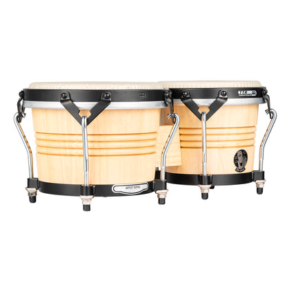 Paire bongos Luis Conte 6"3/4 & 8", naturel mat