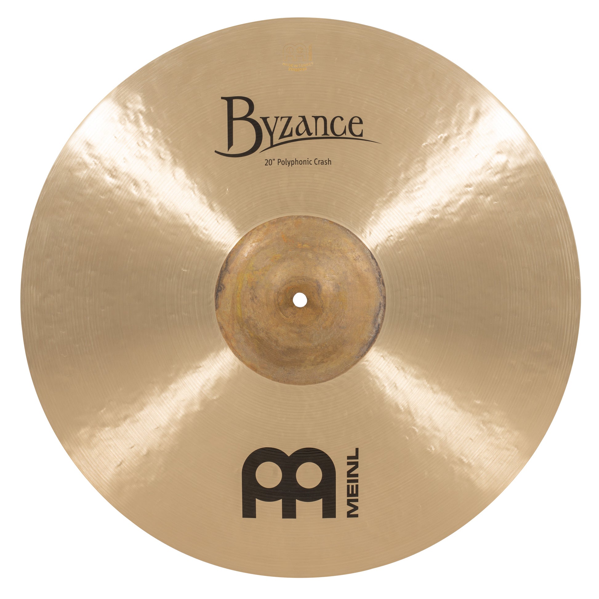 Crash Polyphonic 20", Alliage bronze B20, Martelée à la main, Finition traditionnelle