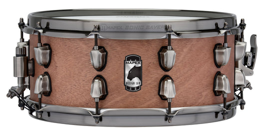 Caisse claire MAPEX Black Panther"The Heartbreaker" 14 X 6", acajou 8 PLIS, coquilles classiques, accastillage nickel brossé