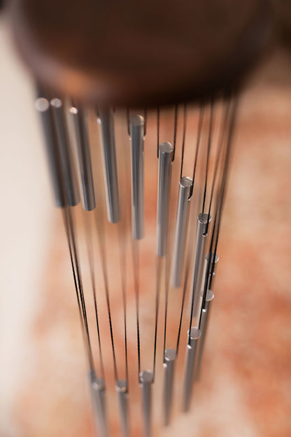 CHIMES SONIC ENERGY SPIRAL 29", ARGENT