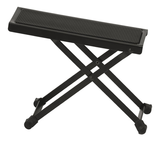 Repose-pied pliable, réglage 5 positions (hauteur: 13.5 - 27 cm), noir