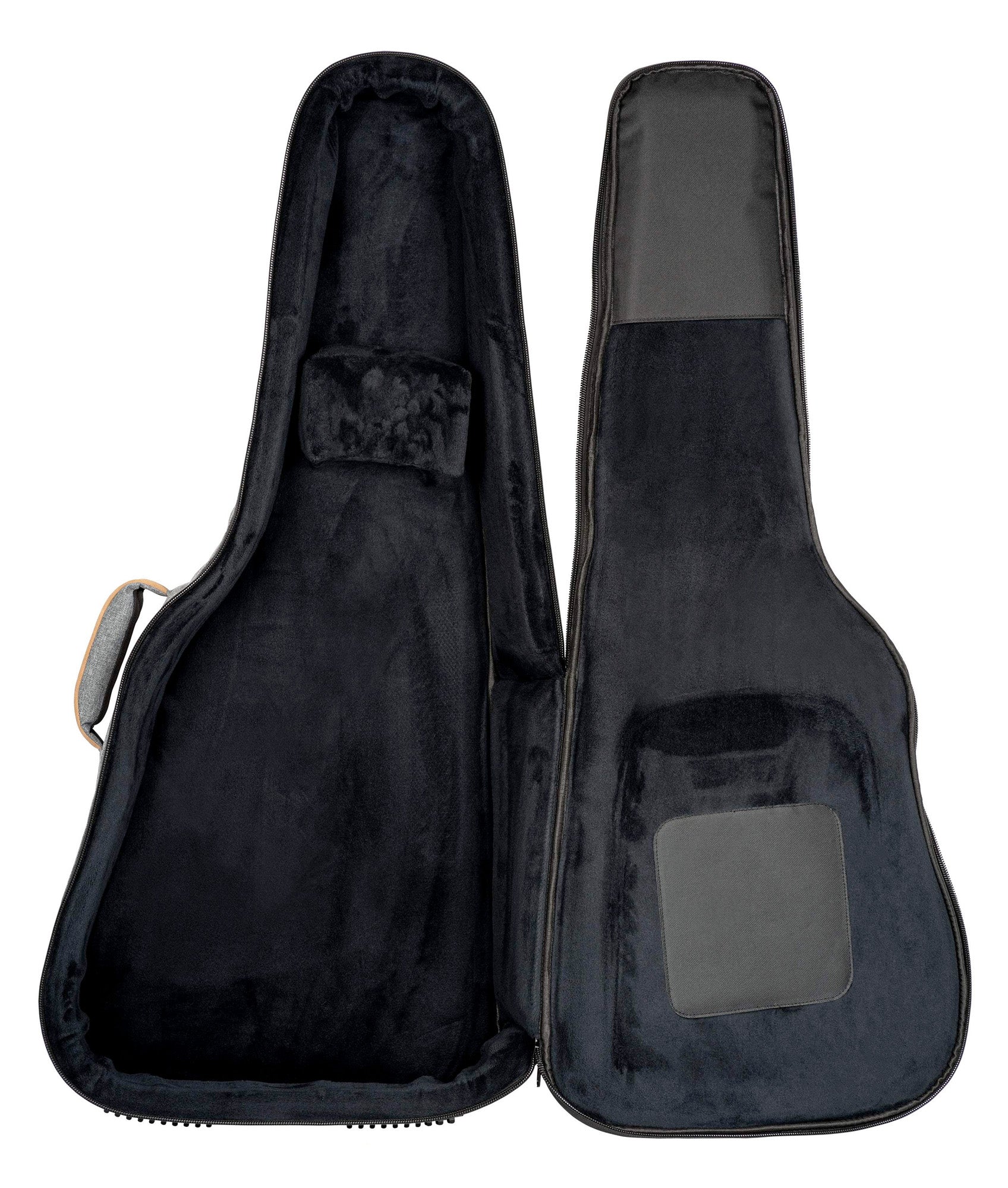OGBDN-DLX-GY, housse Deluxe pour dreadnought, coton résistant et déperlant, rembourrage intérieur 20mm, 2 poches, noir