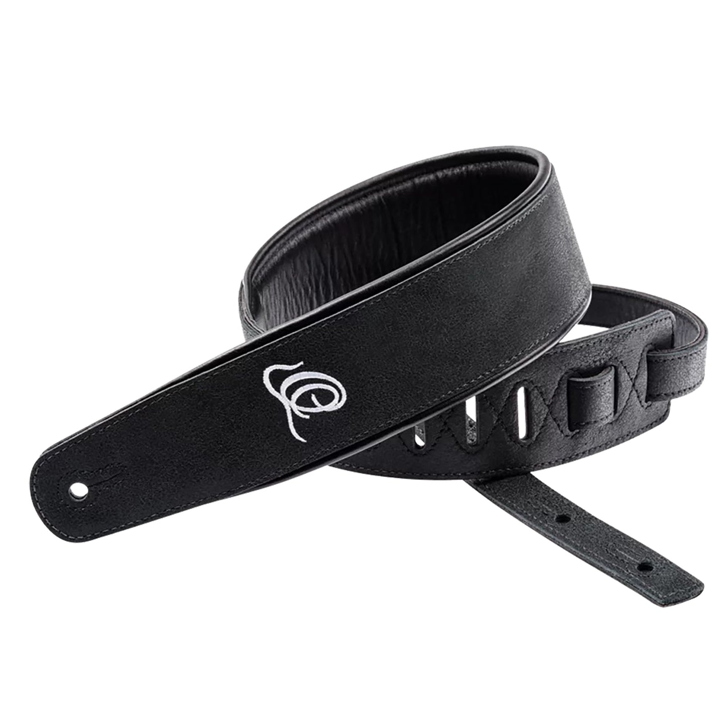 OSAR-1, courroie guitare, série Artist, cuir, largeur 7 cm, longueur 145 cm, black hole