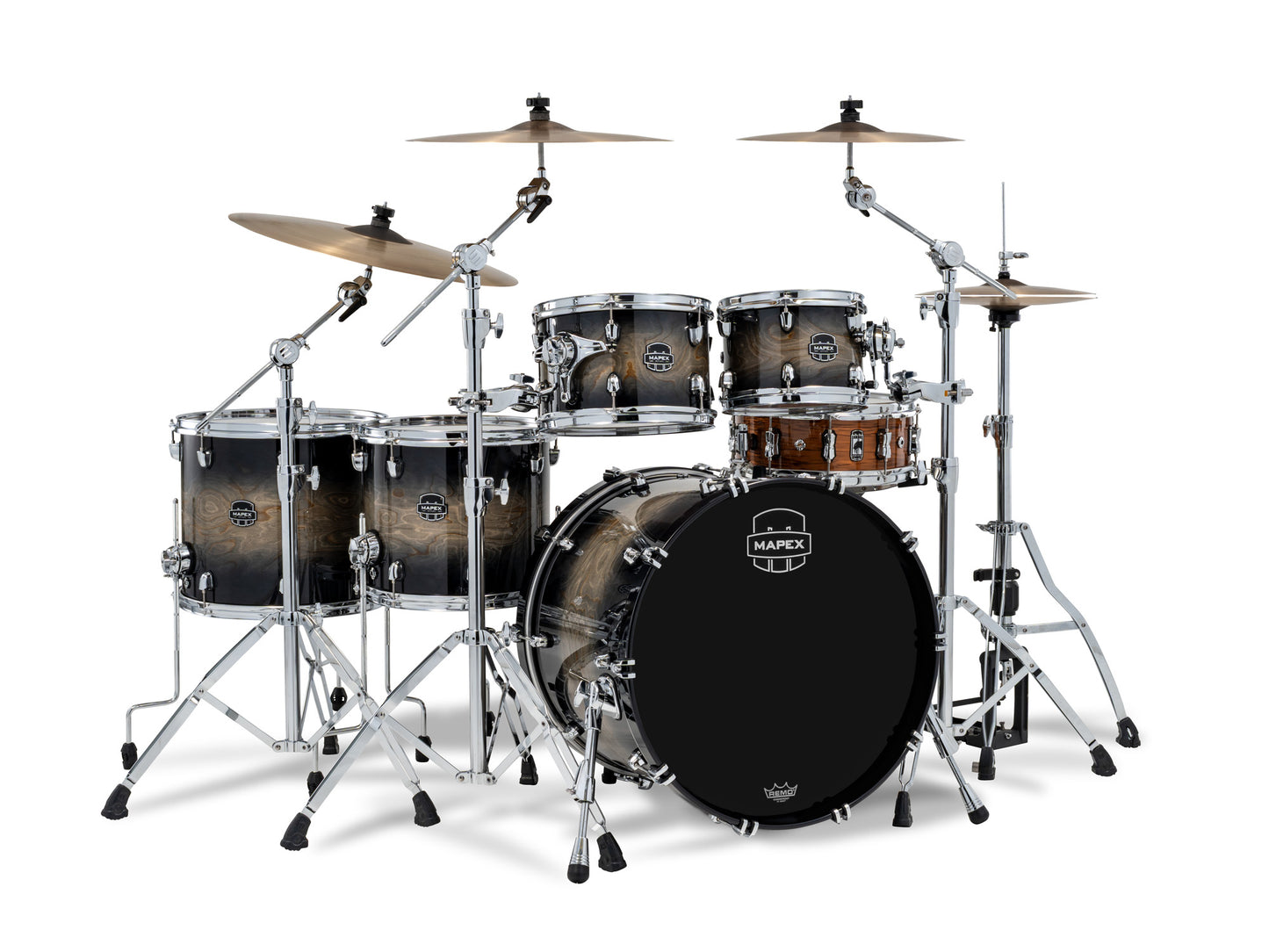 Mapex SR628XUZXG Saturn 5 Futs Black Ink Burst