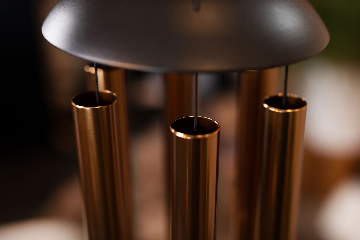 CHIMES SONIC ENERGY MOON 44",BRONZE