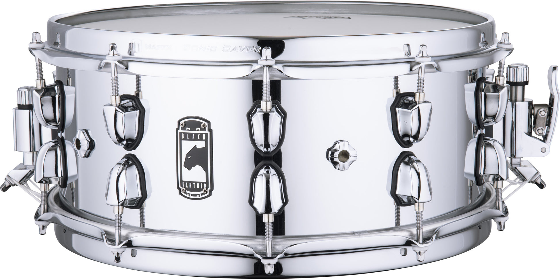 Caisse claire Mapex Black panther 14 x 6", acier, accastillage chromé.