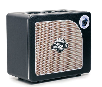 Ampli HORNET BLACK, 15W, HP 6.5", 9 modélisations d'amplis haute-qualité, effets Modulation/Délai/Réverb, noir