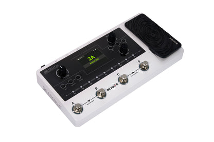 Pédalier multi-effets GE150 PRO, 55 simulations d'amplis haute-qualité, 26 simulations de haut-parleurs (IR), blanc