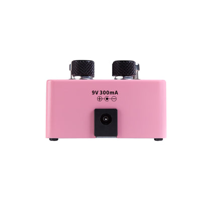 Pédale D7 DELAY X2, 14 types de délais personnalisables, 14 presets utilisateurs, boîtier métal, rose