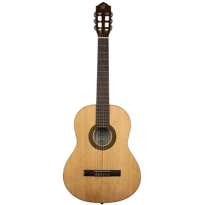 Ortega Picker Pack : guitare 4/4 avec table épicéa, housse, support, accordeur, sangle, jeu de cordes et médiators, naturel