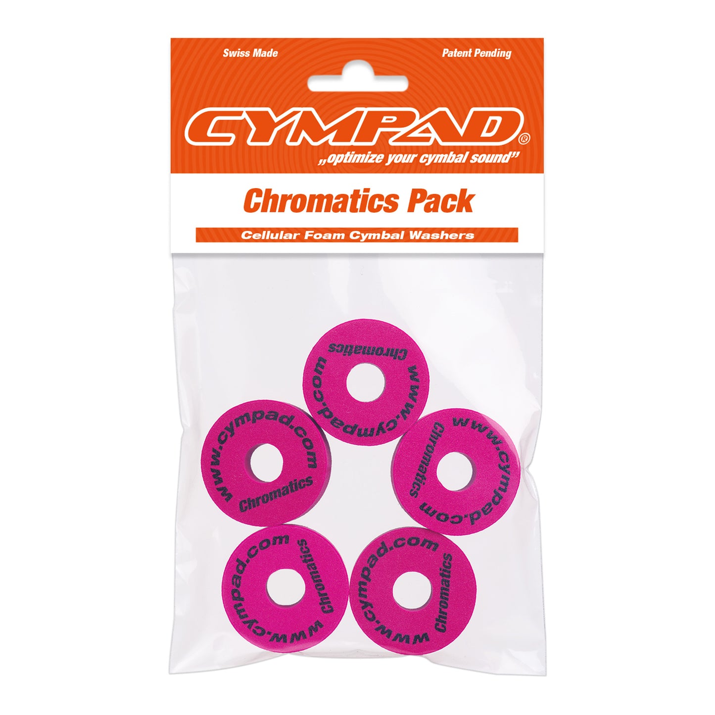 SET 5 PADS CYMPAD CHROMATICS CRIMSON