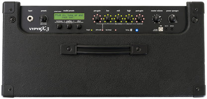 Ampli à modélisation 100W, HP 1x 12", 36 modèles d'amplis, 26 effets, EQ 3 bandes, accordeur intégré, Bluetooth, finition noir