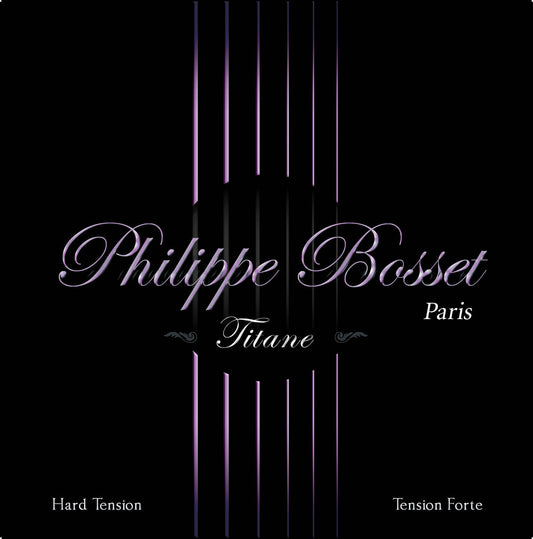 Jeu pour classique Titane, argent/nylon titane, tension forte