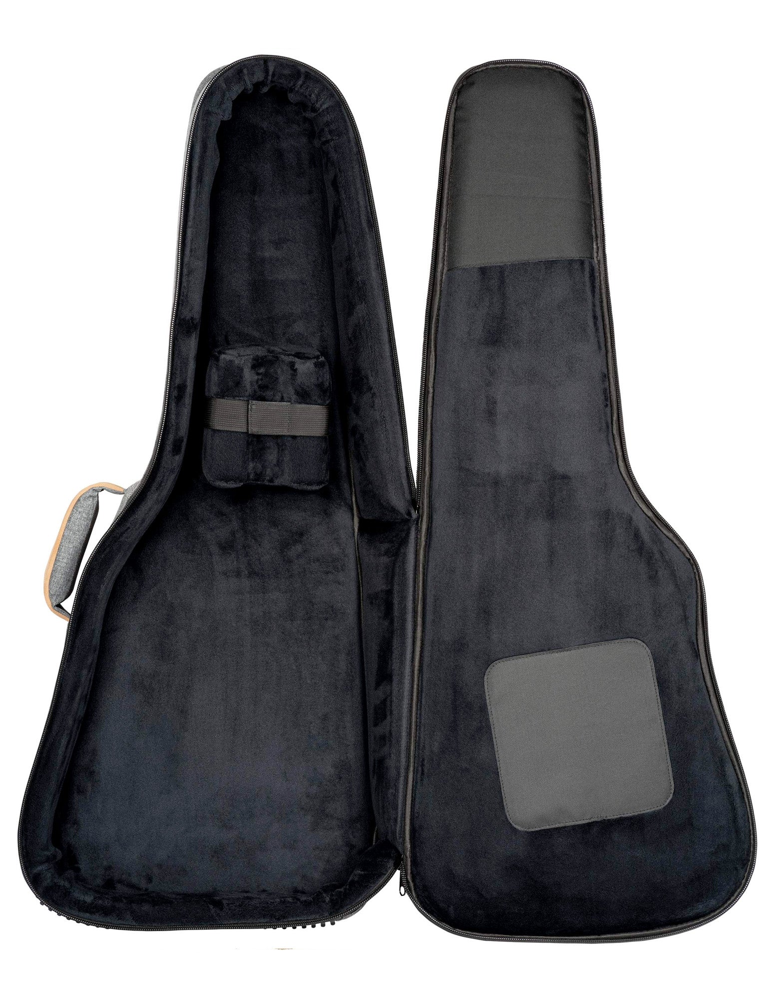 OGBCL-DLX-GY, housse Deluxe pour guitare classique 4/4, coton résistant et déperlant, rembourrage intérieur 20mm, 2 poches, gris