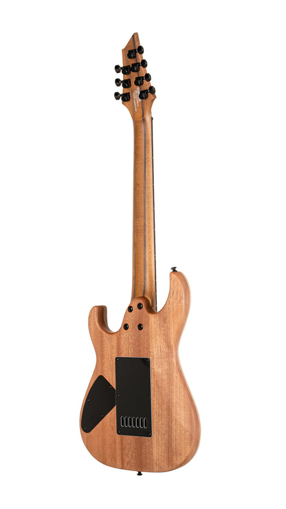 KX707EV, corps acajou, table frêne, touche ébène, chevalet Evertune, micros Seymour Duncan Sentient & Nazgûl, housse