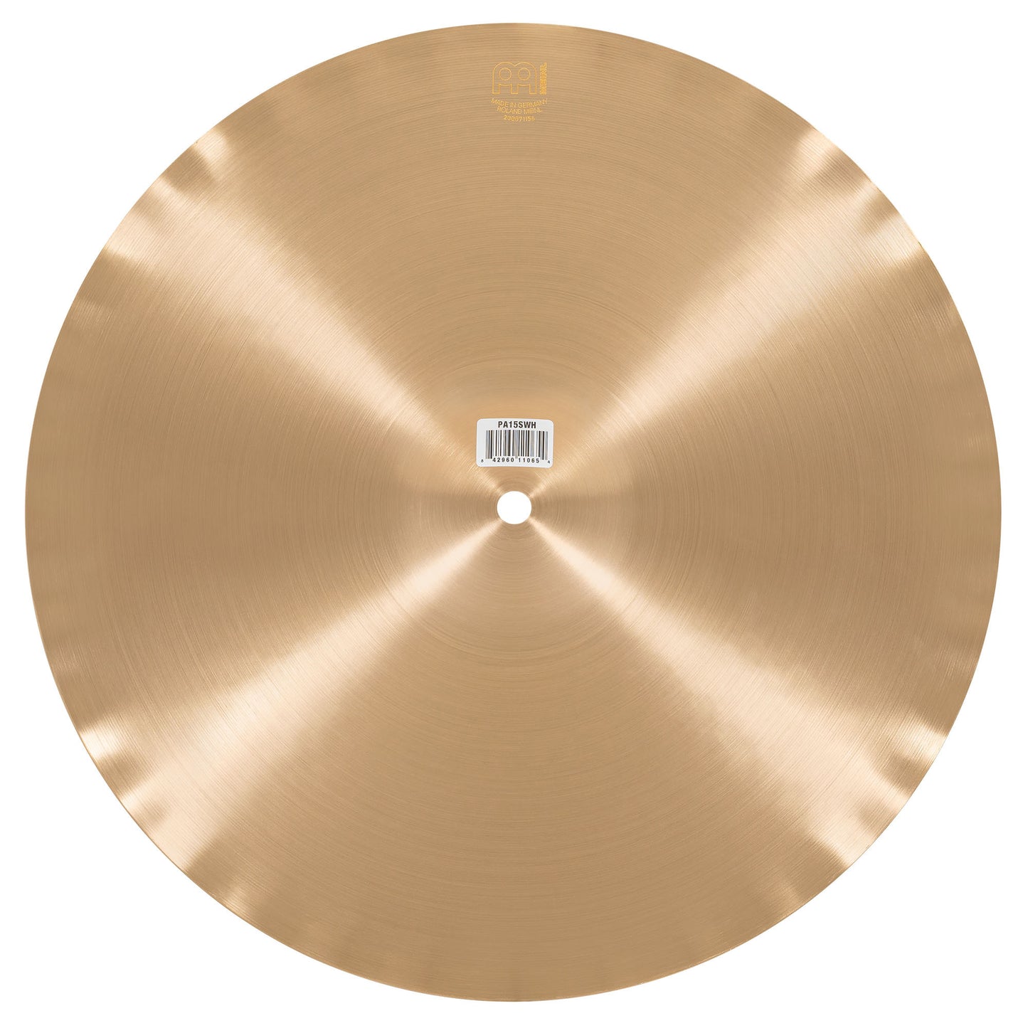 Hithat 15" Soundwave Meinl Pure Alloy fini Traditional martelé