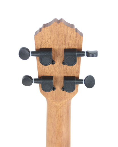 RFEU-5, exclu France, modèle Concert, table acajou motif Tree of Life, fond & éclisses sapele, manche acajou, naturel satiné
