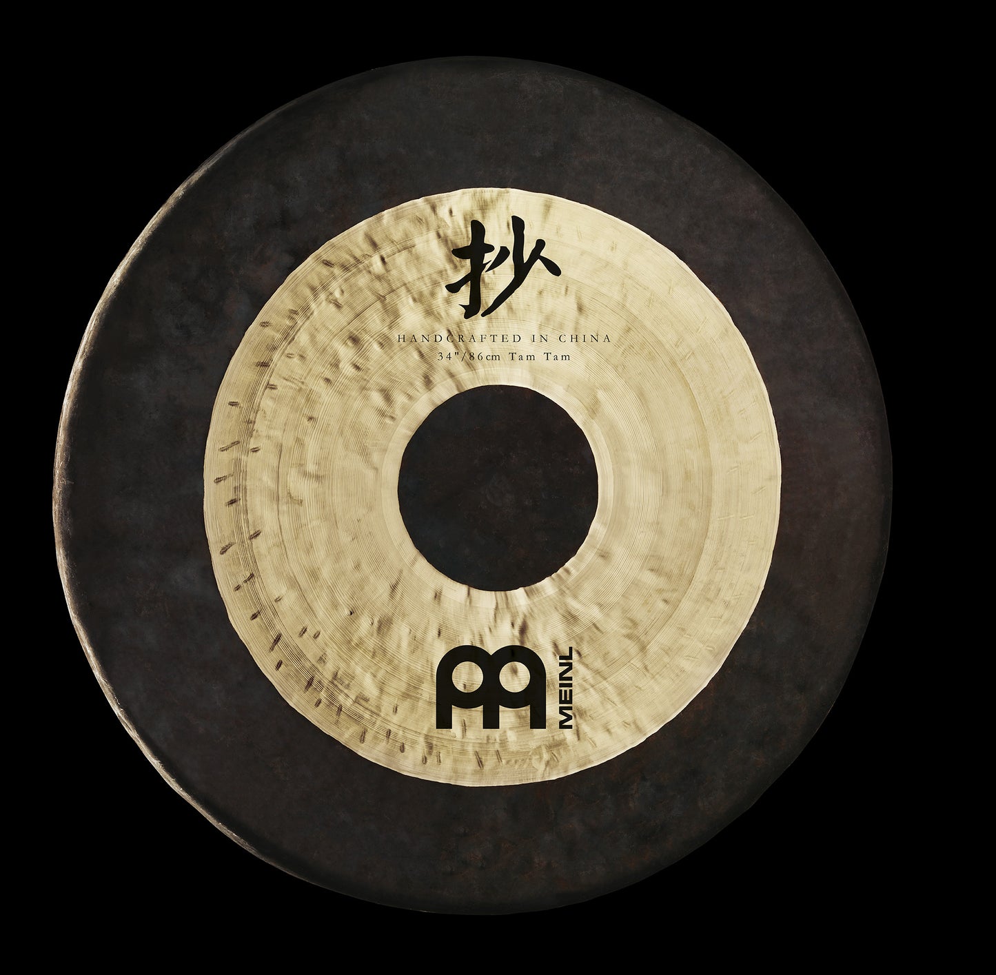 Tam tam CHAU 22" (56 cm), 4.7kg, livré avec batte et housse, alliage bronze spécial, fabrication artisanale en Chine