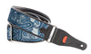 Righton Vegan Guitar Strap Blue Paisley