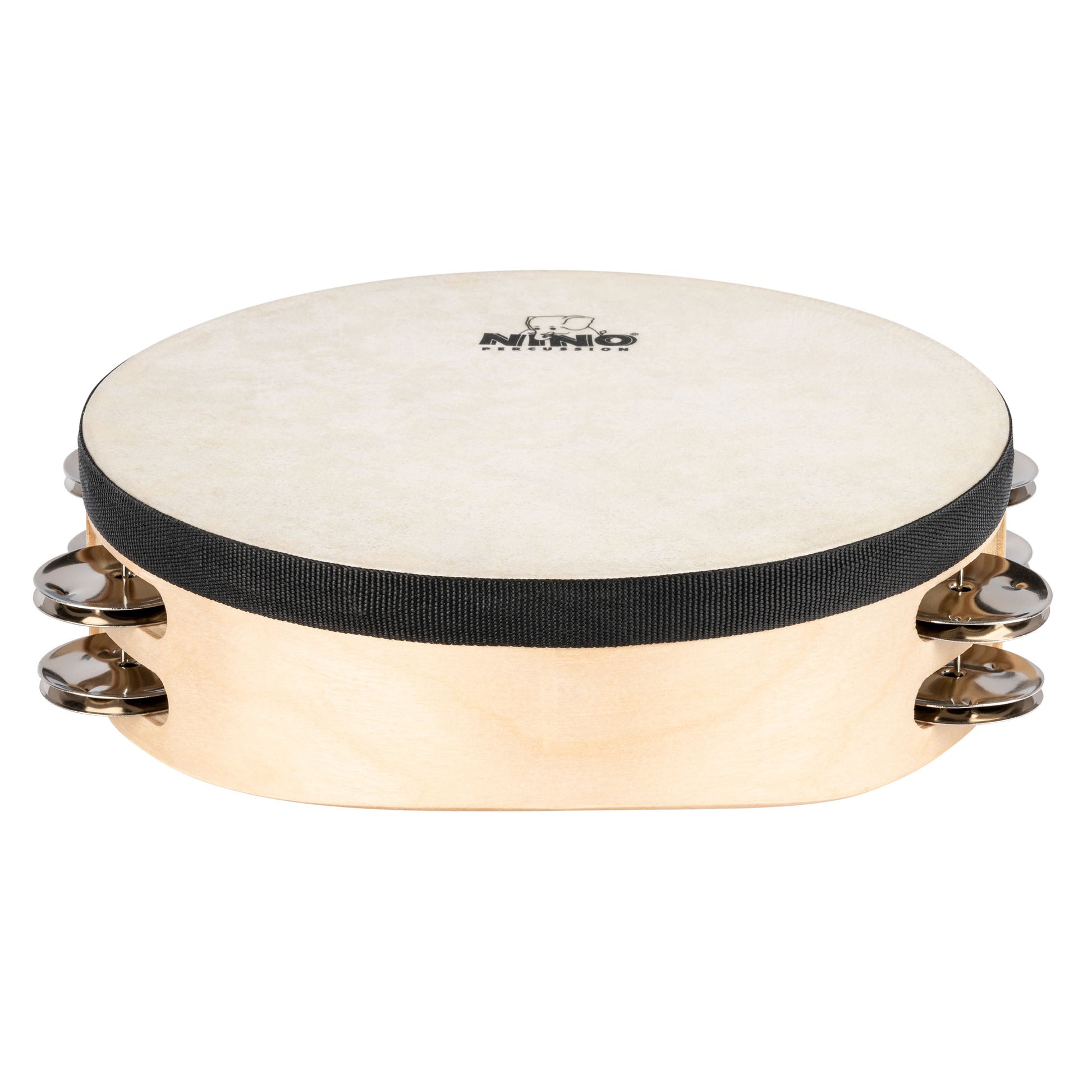 TAMBOURIN NINO BOIS 8"/2 RANGS