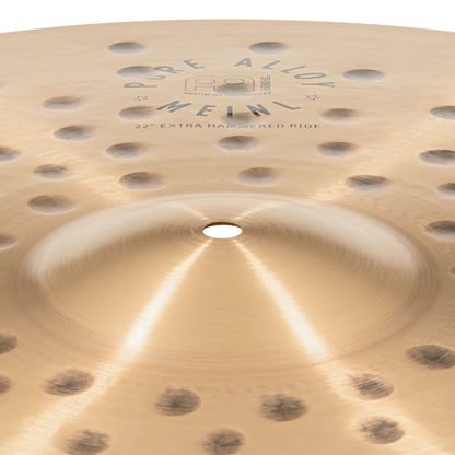Ride 22" Extra Hammered Meinl Pure Alloy fini traditional martelé
