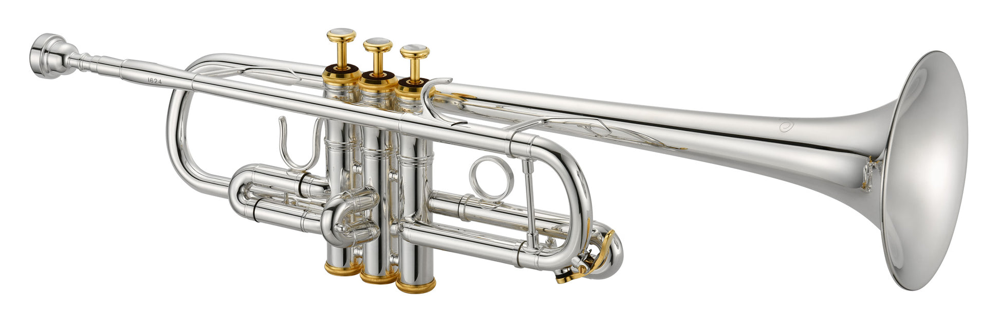 Trompette en Ut XO 1624SS, branche d'embouchure standard