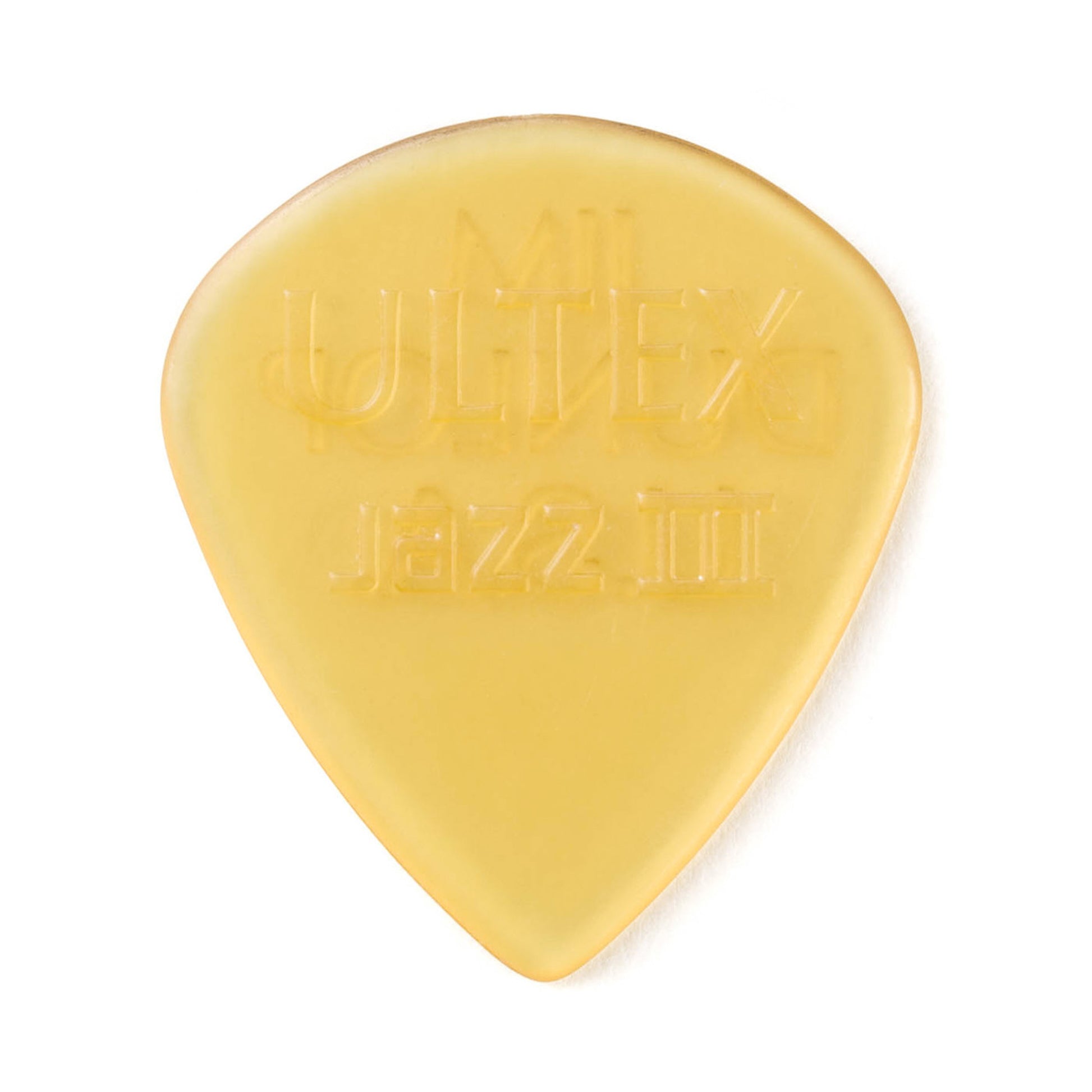 Sachet de 6 médiators Ultex Jazz III 138 (translucide)