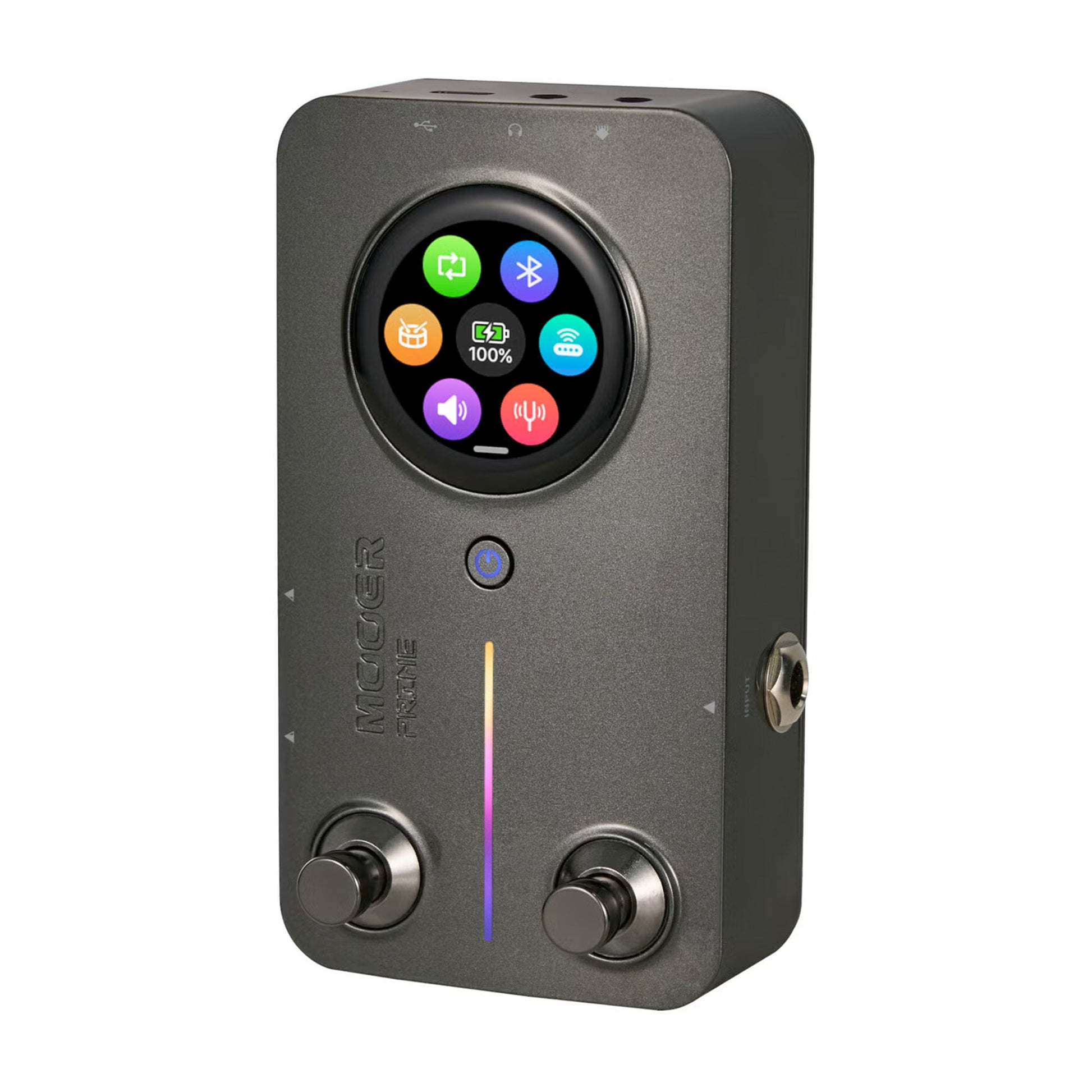 Pédale PRIME M2, pour guitare électrique, écran tactile, technologie MNRS de modélisation d'amplis et d'effets, argent