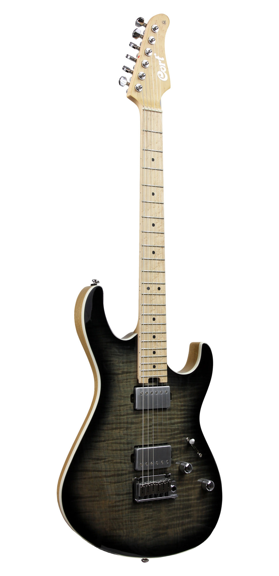 G290 FAT, série limitée, corps frêne léger, table érable flammé, touche érable birdseye, 2 micros Voiced Tone, black burst