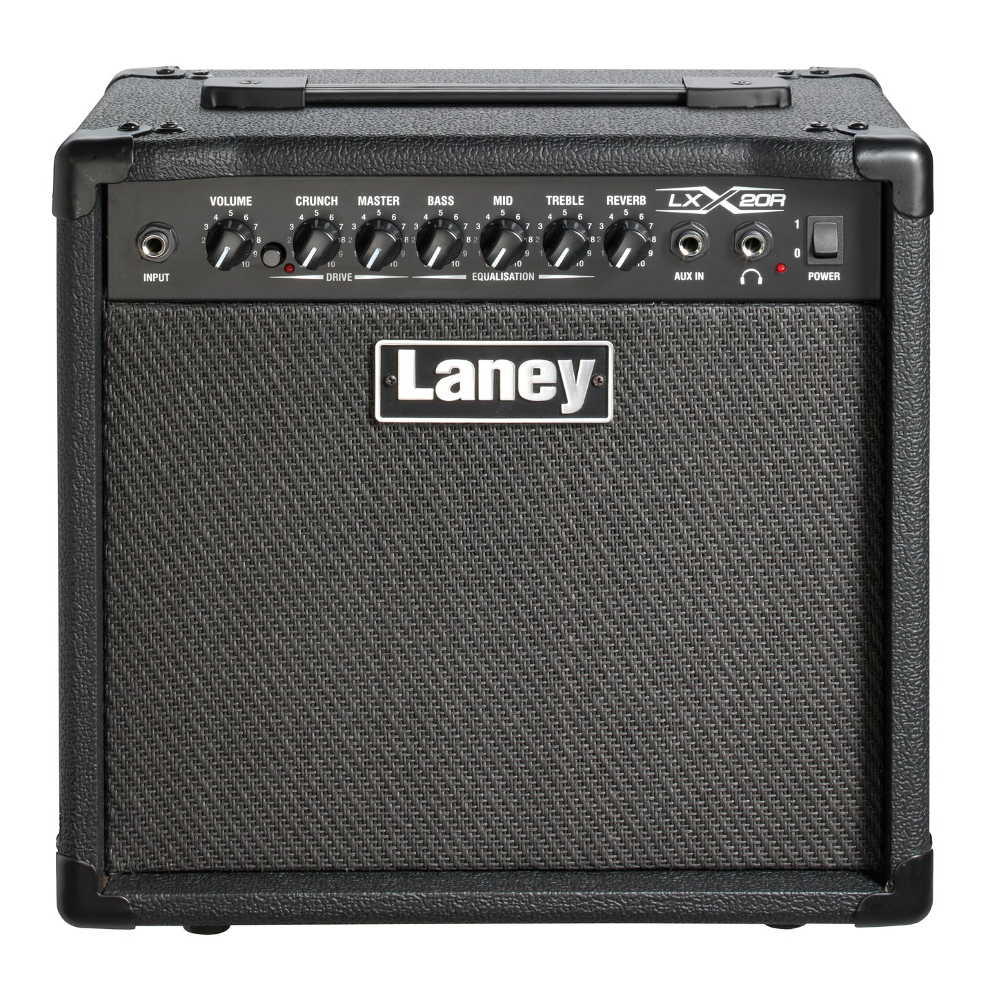Ampli guitare électrique 20W, 1x HP 8", 2 canaux, EQ 3 bandes, réverb, sortie casque, 6.9 kg, noir