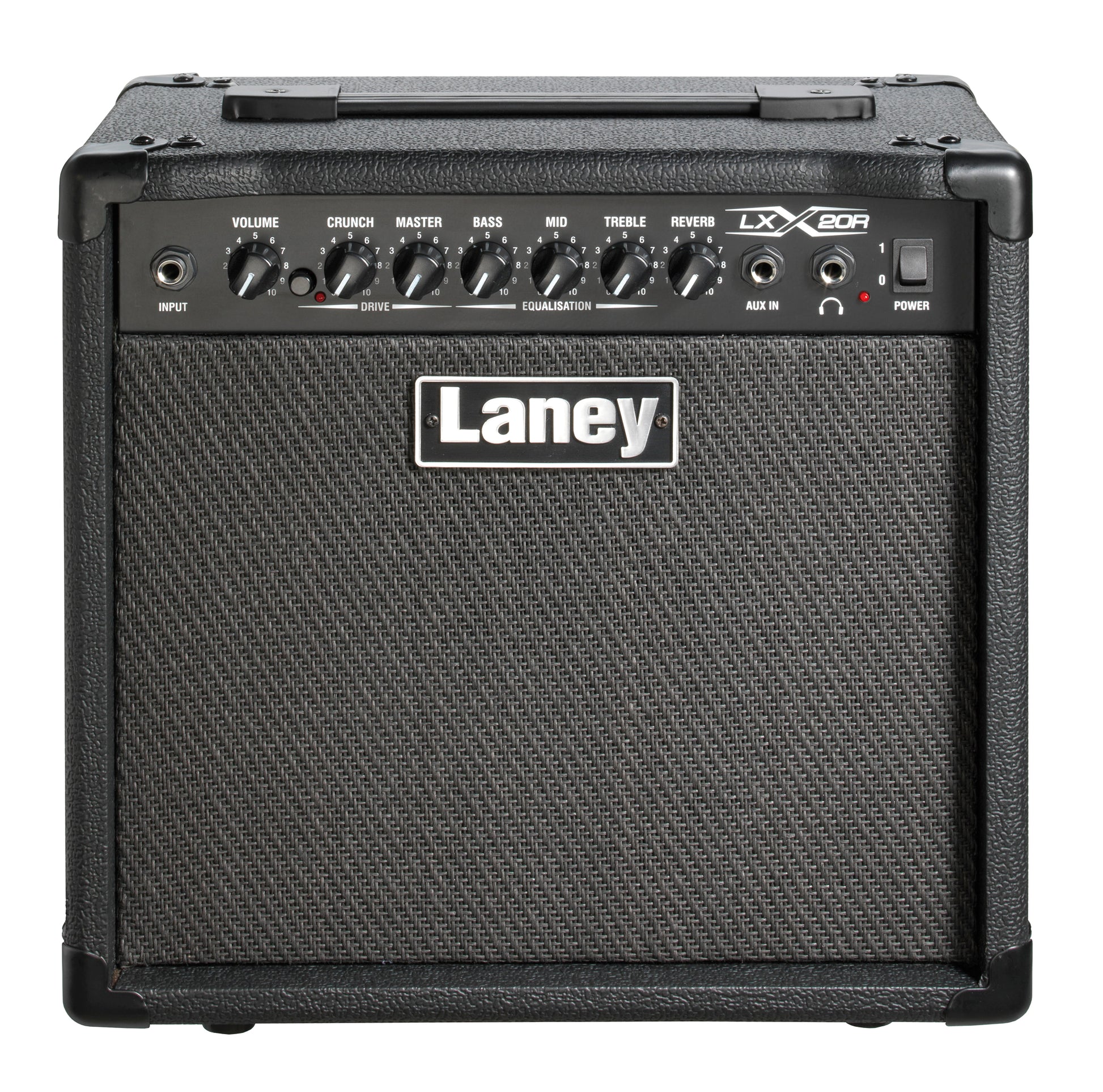 Ampli guitare électrique 20W, 1x HP 8", 2 canaux, EQ 3 bandes, réverb, sortie casque, 6.9 kg, noir
