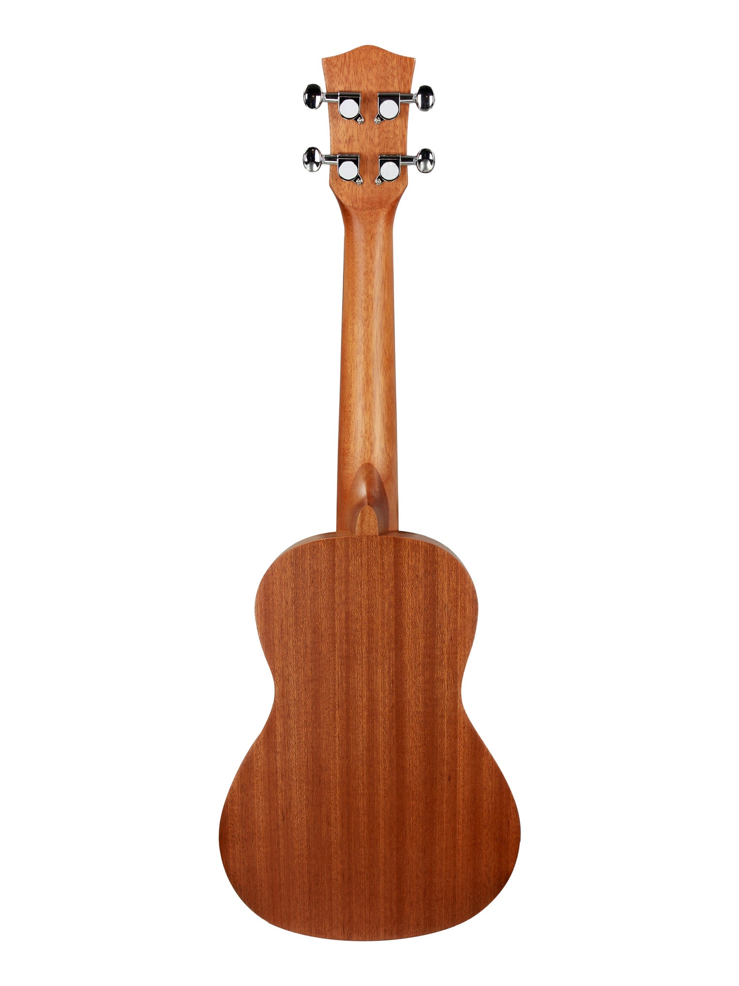 Ukulélé Concert, table sapele, fond & éclisses sapele, rosace gravée, touche & chevalet noyer, avec housse, naturel