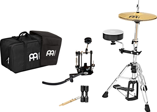 KIT CONVERSION BAT. CAJON MEINL, SNARE, TMSTCP, HOUSSE, FAGOTS MULTI-STICKS, CLAMP, PIED CHARLESTON MLH, HIT-HAT, HCS 13", SH4BK
