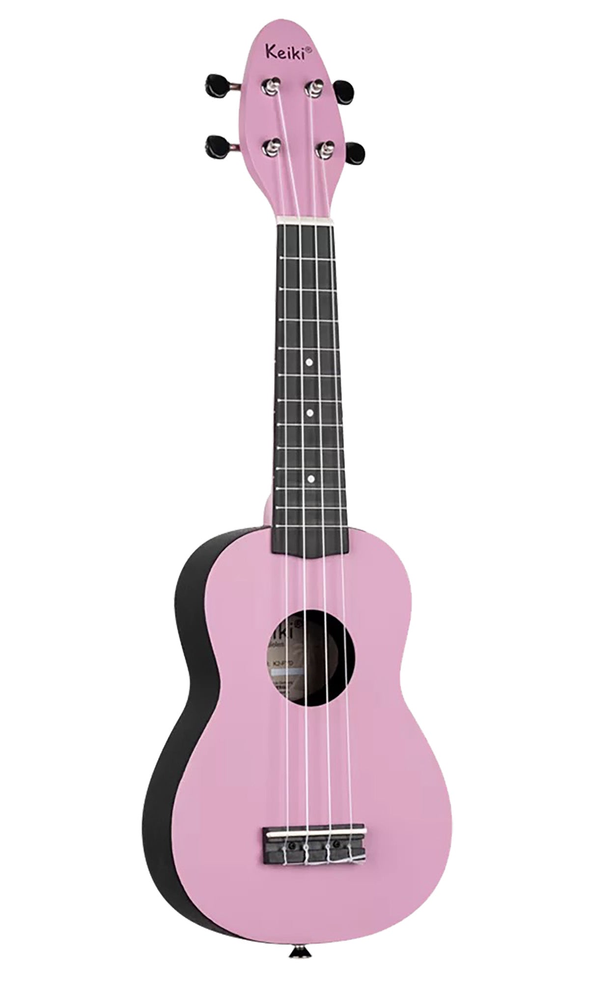 K2-FYD, pack ukulélé Soprano, table agathis, corps ABS galbé, manche okoumé, 12 frettes, accessoires, fairy dust satiné