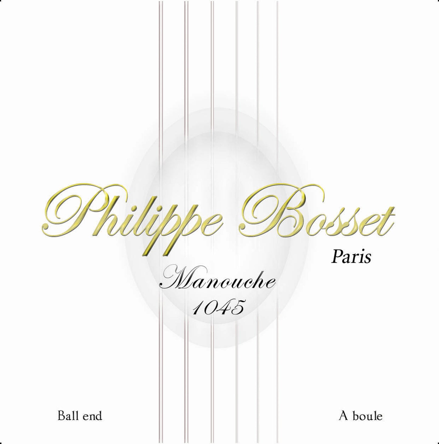 Jeu de cordes pour guitare manouche 10-45 (10-14-23w-27w-36w-45w), à boule, cuivre plaqué argent