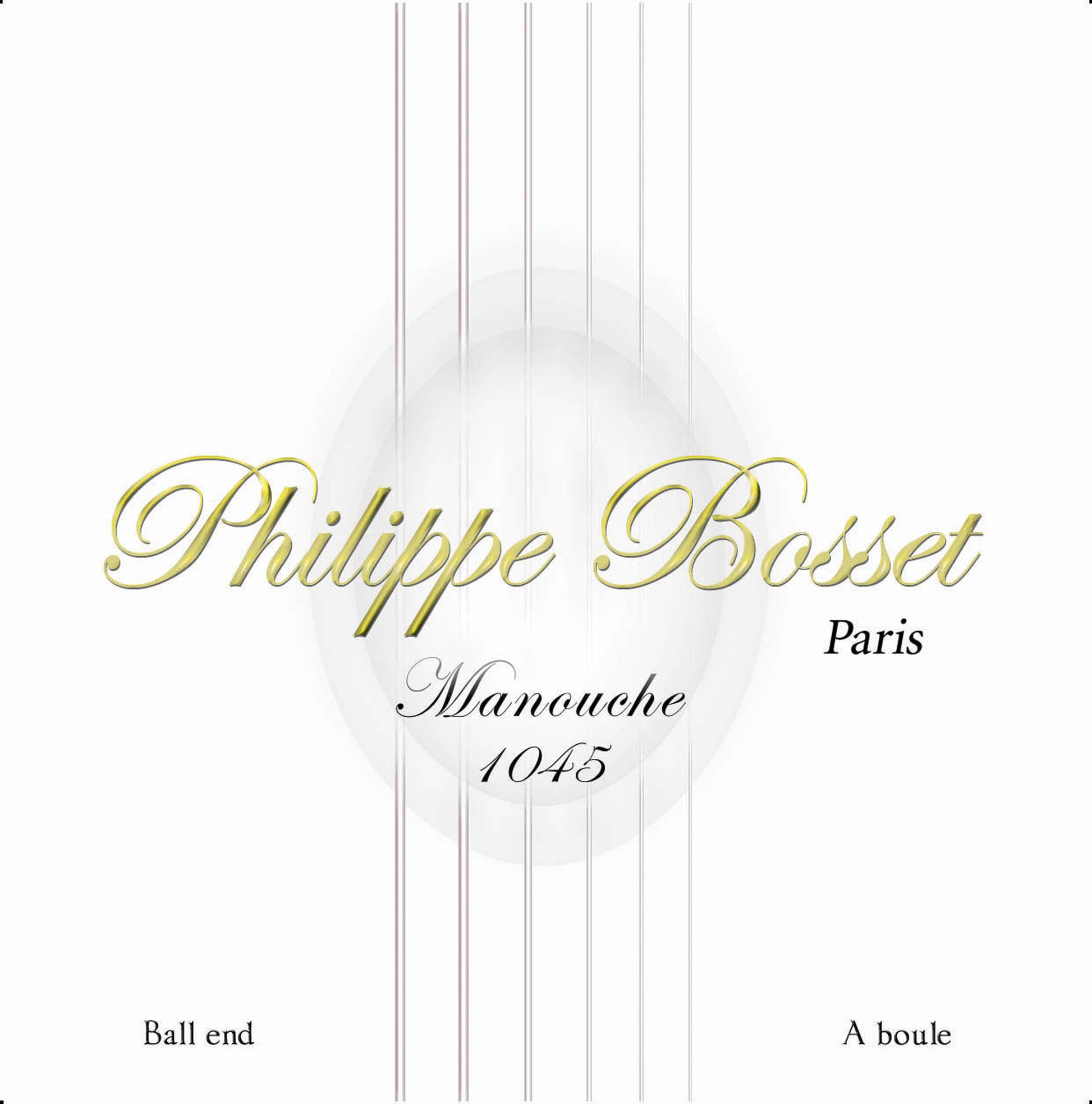 Jeu de cordes pour guitare manouche 10-45 (10-14-23w-27w-36w-45w), à boule, cuivre plaqué argent