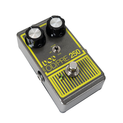 Pédale DOD-250-X, Overdrive avec 3 modes de distorsion, True Bypass, gris