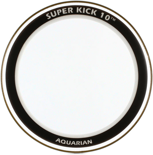 Peau Super-Kick 10 20", 2 plis médium (0.25mm), atténuateur flottant, transparente