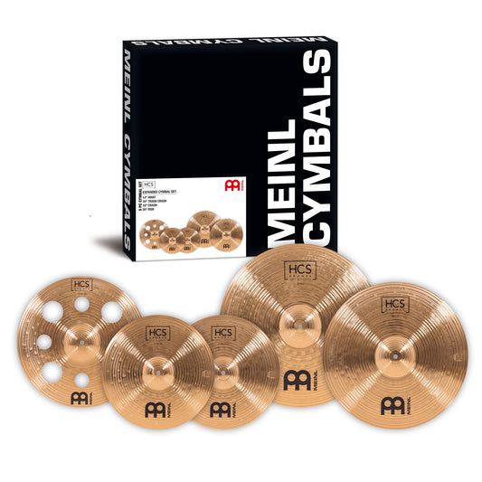 Jeu Meinl HCS Bronze 14"-16"-18"-20", alliage B8, finition traditionnelle