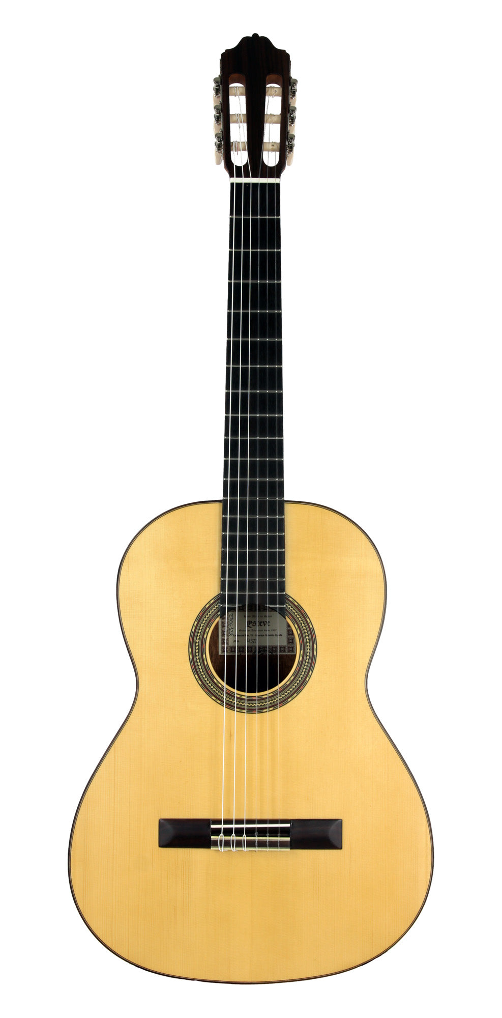 4ST, table épicéa massif, fond et éclisses acajou, touche palissandre, diapason 650 mm, naturel pores ouverts