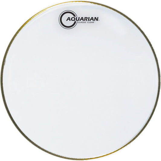 Peau de timbre Classic Clear 10", 1 pli très fin (0.08mm), transparente