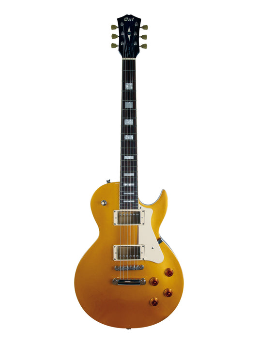 CR200, corps acajou, manche collé acajou, touche jatoba, 2 micros doubles ClassicRocker-II, chevalet T.O.M., gold top