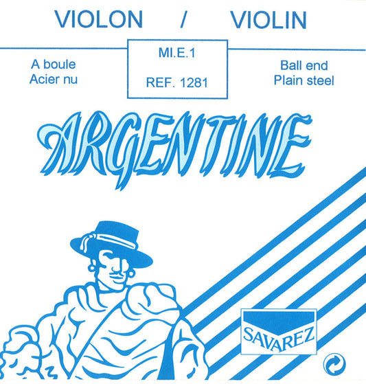 Corde violon Mi 1, à boule (vendues par 10)